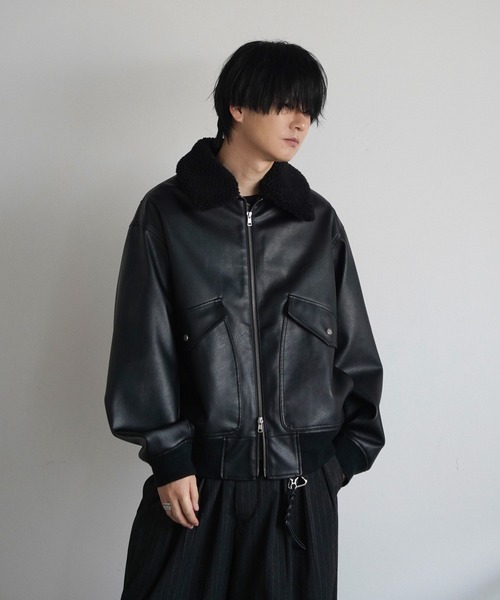 ジャケット・アウター [WYM] ARTIFICIAL GRAIN FLIGHT BLOUSON ARTIFICIAL GRAIN FLIGHT BLOUSON（ブルゾン）｜WYM LIDNM