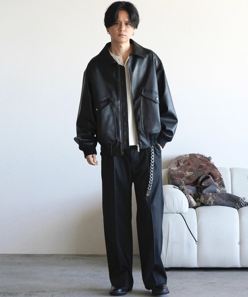 DETACHABLE BOA ARTIFICIAL GRAIN FLIGHT BLOUSON（ブルゾン）｜WYM
