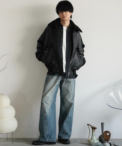 DETACHABLE BOA ARTIFICIAL GRAIN FLIGHT BLOUSON（ブルゾン）｜WYM