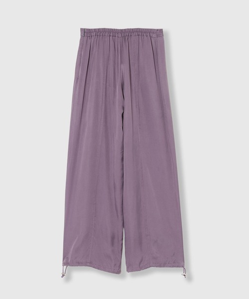 THINGS THAT MATTER（シングス ザット マター）の「FIBRIL SATIN PANTS WITH SKIRT / フィブリルサテンパンツウィズスカート（その他パンツ・レディース・パープル/グレー/チャコールグレー・1/2）」の22枚目の写真