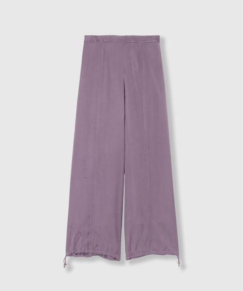 THINGS THAT MATTER（シングス ザット マター）の「FIBRIL SATIN PANTS WITH SKIRT / フィブリルサテンパンツウィズスカート（その他パンツ・レディース・パープル/グレー/チャコールグレー・1/2）」の21枚目の写真