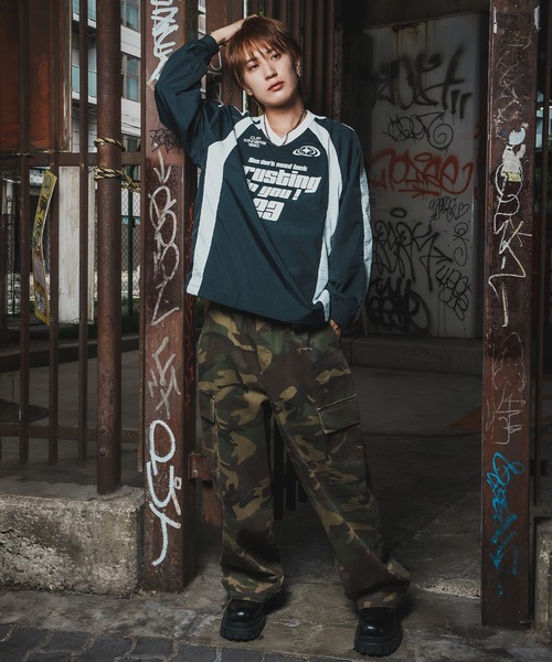 improves（インプローブス）の「ナイロン Vネック プルオーバー（Tシャツ/カットソー・メンズ・ブラック/ホワイト/ネイビー・LARGE/MEDIUM）」の9枚目の写真