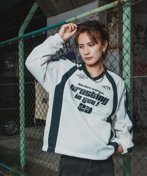 improves（インプローブス）の「ナイロン Vネック プルオーバー（Tシャツ/カットソー・メンズ・ブラック/ホワイト/ネイビー・LARGE/MEDIUM）」の14枚目の写真