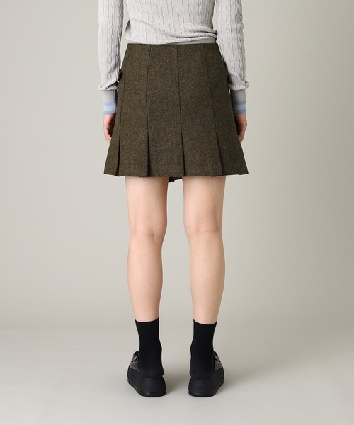 forget-me-nots(フォーゲットミーノッツ)の「forget-me-nots Wool Mini Skirt FMN-25AW-SK-001(スカート・レディース・ブラウン/チャコールグレー・SMALL/MEDIUM)」の6枚目の写真