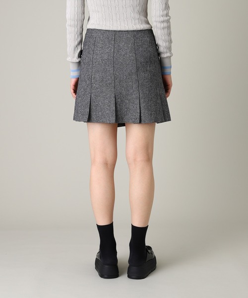 forget-me-nots(フォーゲットミーノッツ)の「forget-me-nots Wool Mini Skirt FMN-25AW-SK-001(スカート・レディース・ブラウン/チャコールグレー・SMALL/MEDIUM)」の4枚目の写真