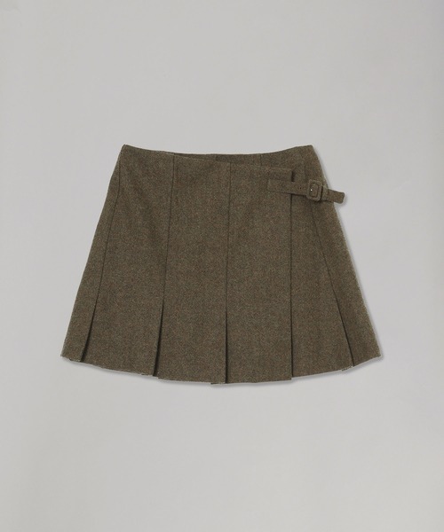 forget-me-nots(フォーゲットミーノッツ)の「forget-me-nots Wool Mini Skirt FMN-25AW-SK-001(スカート・レディース・ブラウン/チャコールグレー・SMALL/MEDIUM)」の8枚目の写真