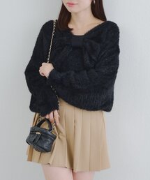 continuer de NICE CLAUP | リボン+キャミセットニット(ニット/セーター)