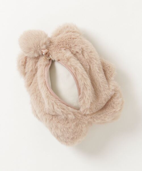 AS KNOW AS plus（アズノゥアズプラス）の「♪スフレアニマルキーリング付きミニポーチ（キーケース/キーアクセサリー・レディース・ホワイト系/ブラウン系/グレー系/ホワイト系その他/グリーン系・FREE）」の19枚目の写真