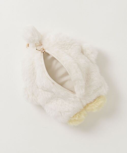 AS KNOW AS plus（アズノゥアズプラス）の「♪スフレアニマルキーリング付きミニポーチ（キーケース/キーアクセサリー・レディース・ホワイト系/ブラウン系/グレー系/ホワイト系その他/グリーン系・FREE）」の20枚目の写真