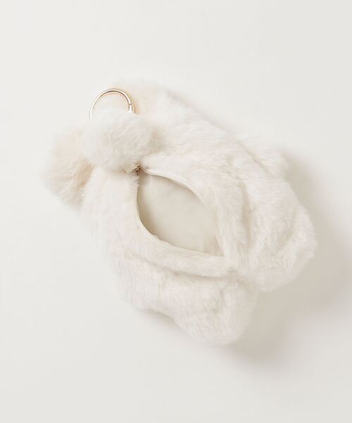 AS KNOW AS plus（アズノゥアズプラス）の「♪スフレアニマルキーリング付きミニポーチ（キーケース/キーアクセサリー・レディース・ホワイト系/ブラウン系/グレー系/ホワイト系その他/グリーン系・FREE）」の21枚目の写真