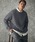 THEOREM�i�Z�I�����j�́umn3192- Basket-weave CN Sweater �o�X�P�b�g�Z�[�^�[(TRM25-T045A)�i�j�b�g/�Z�[�^�[�j�v�b�O���[