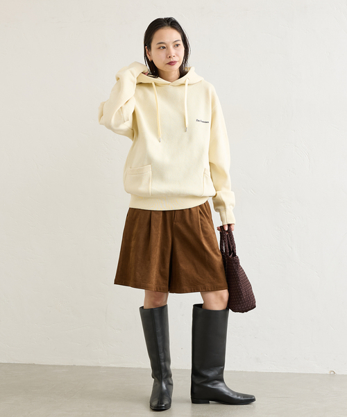 jj mercer（ジェイジェイマーサー）の「別注【J.J.Mercer / ジェイジェイマーサー】HOODIE PO（ニット/セーター・レディース・チャコールグレー/ベージュ・MEDIUM）」の9枚目の写真