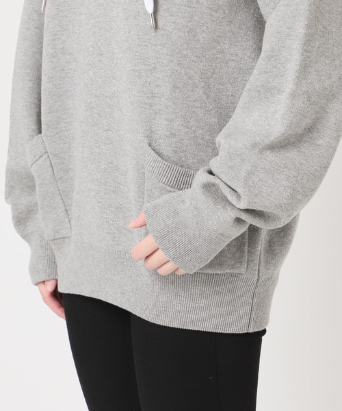 jj mercer（ジェイジェイマーサー）の「別注【J.J.Mercer / ジェイジェイマーサー】HOODIE PO（ニット/セーター・レディース・チャコールグレー/ベージュ・MEDIUM）」の18枚目の写真