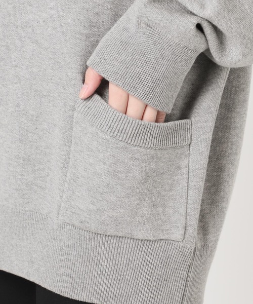 jj mercer（ジェイジェイマーサー）の「別注【J.J.Mercer / ジェイジェイマーサー】HOODIE PO（ニット/セーター・レディース・チャコールグレー/ベージュ・MEDIUM）」の19枚目の写真