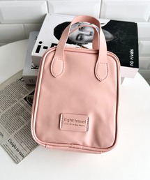 LOVALOT（ラバロット）の「【大容量】マルチトラベル スクエアメイクポーチ ハンドル付き 縦長（ポーチ）」