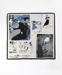 K.T KIYOKO TAKASE | 絵画調シルクプリント スカーフ(ストール/ショール)