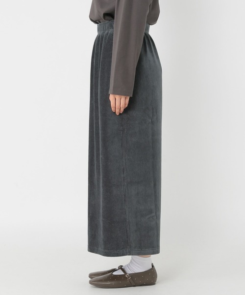 studio CLIP（スタディオクリップ）の「ストレッチコールIラインスカート[トールサイズあり]（スカート・レディース・ブラウン/チャコール・FREE/TF）」の20枚目の写真