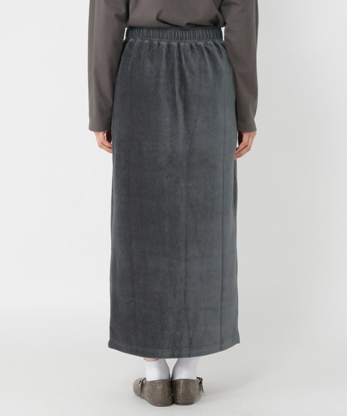 studio CLIP（スタディオクリップ）の「ストレッチコールIラインスカート[トールサイズあり]（スカート・レディース・ブラウン/チャコール・FREE/TF）」の21枚目の写真