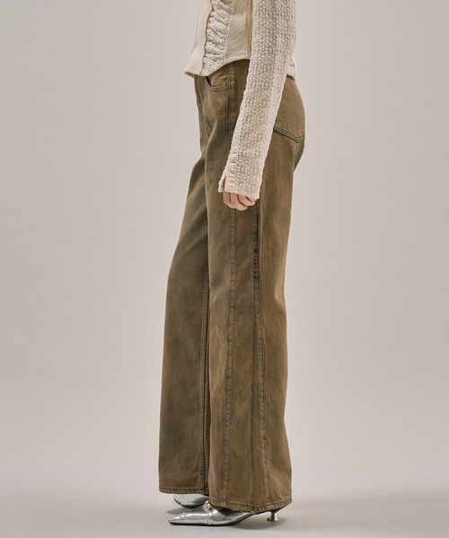 PUBLIC TOKYO(パブリックトウキョウ)の「PUBLICDENIM MULTIRELAX(デニムパンツ・レディース・ブラウン・S-Regular/S-Long/M-Regular/M-Long/L-Regular/L-Long/XL-Regular)」の12枚目の写真