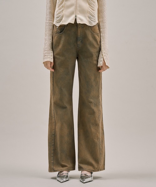 PUBLIC TOKYO(パブリックトウキョウ)の「PUBLICDENIM MULTIRELAX(デニムパンツ・レディース・ブラウン・S-Regular/S-Long/M-Regular/M-Long/L-Regular/L-Long/XL-Regular)」の11枚目の写真