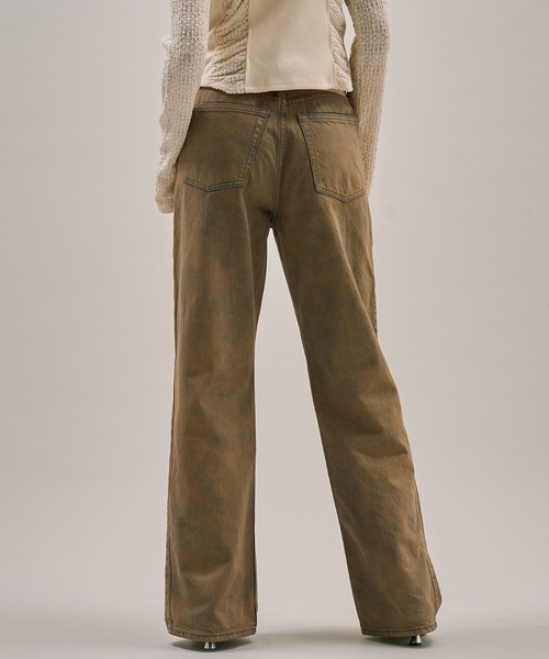 PUBLIC TOKYO(パブリックトウキョウ)の「PUBLICDENIM MULTIRELAX(デニムパンツ・レディース・ブラウン・S-Regular/S-Long/M-Regular/M-Long/L-Regular/L-Long/XL-Regular)」の9枚目の写真