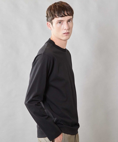 UNION STATION(ユニオンステーション)の「【デオトラント素材】シルケットライクポンチ VネックジャケT(Tシャツ/カットソー・メンズ・グレー/ブラック/ホワイト/ネイビー・S/M/L/LL)」の16枚目の写真