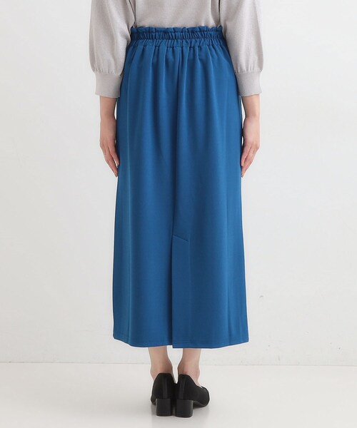 セール】【洗濯後しわになりにくい】ポケット付き ナロースカート