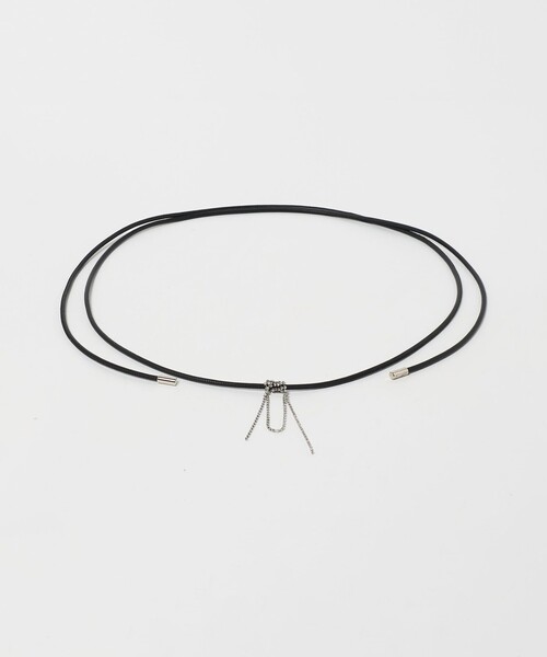 ATTISESSION(アティセッション)の「<ATTISESSION>コード タイ ベルト(ベルト・レディース・ブラック・FREE)」の4枚目の写真