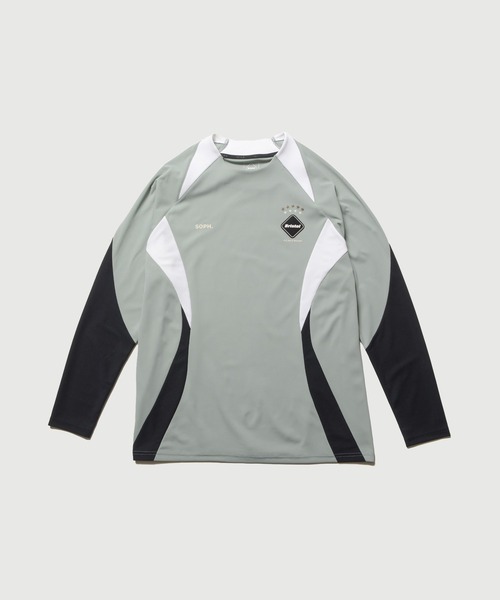 F.C.Real Bristol（エフシーレアルブリストル）の「【F.C.Real Bristol/エフシーレアルブリストル】 L/S GAME SHIRT（Tシャツ/カットソー・メンズ・グレー/ブラック・M/L）」の2枚目の写真