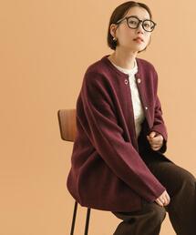 URBAN RESEARCH ROSSO WOMEN | F by ROSSO　ハミルトン接結ニットコート(その他アウター)
