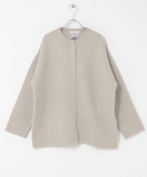 URBAN RESEARCH ROSSO WOMEN（アーバンリサーチ　ロッソ）の「F by ROSSO　ハミルトン接結ニットコート（その他アウター・レディース・グレー/ベージュ系その他/レッド系その他・FREE）」の20枚目の写真