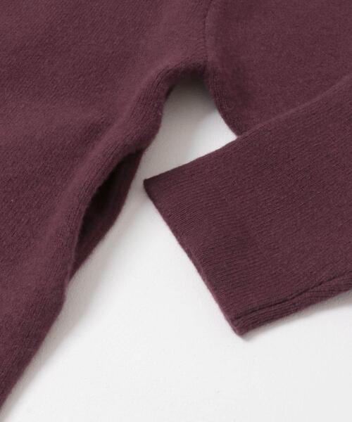 URBAN RESEARCH ROSSO WOMEN（アーバンリサーチ　ロッソ）の「F by ROSSO　ハミルトン接結ニットコート（その他アウター・レディース・グレー/ベージュ系その他/レッド系その他・FREE）」の7枚目の写真