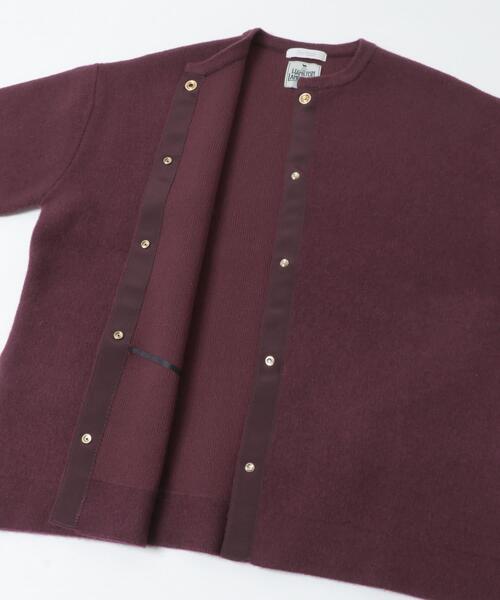 URBAN RESEARCH ROSSO WOMEN（アーバンリサーチ　ロッソ）の「F by ROSSO　ハミルトン接結ニットコート（その他アウター・レディース・グレー/ベージュ系その他/レッド系その他・FREE）」の8枚目の写真