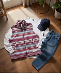 DISCUS ATHLETIC（ディスカス　アスレチック）の「【DISCUS ATHLETIC/ディスカス アスレチック】フリースフルZIPベスト（その他アウター）」