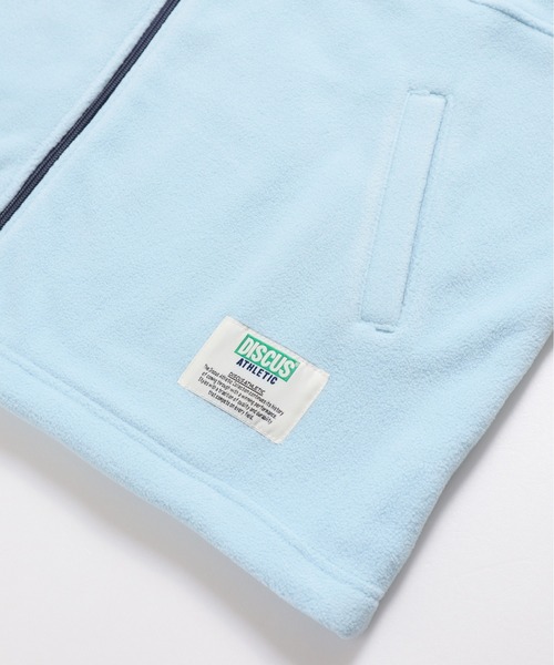 DISCUS ATHLETIC（ディスカス　アスレチック）の「【DISCUS ATHLETIC/ディスカス アスレチック】フリースフルZIPベスト（その他アウター・レディース・アイボリー/ブラック/サックスブルー/マルチ/その他・MEDIUM/LARGE）」の15枚目の写真