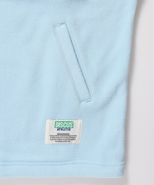 DISCUS ATHLETIC（ディスカス　アスレチック）の「【DISCUS ATHLETIC/ディスカス アスレチック】フリースフルZIPベスト（その他アウター・レディース・アイボリー/ブラック/サックスブルー/マルチ/その他・MEDIUM/LARGE）」の16枚目の写真