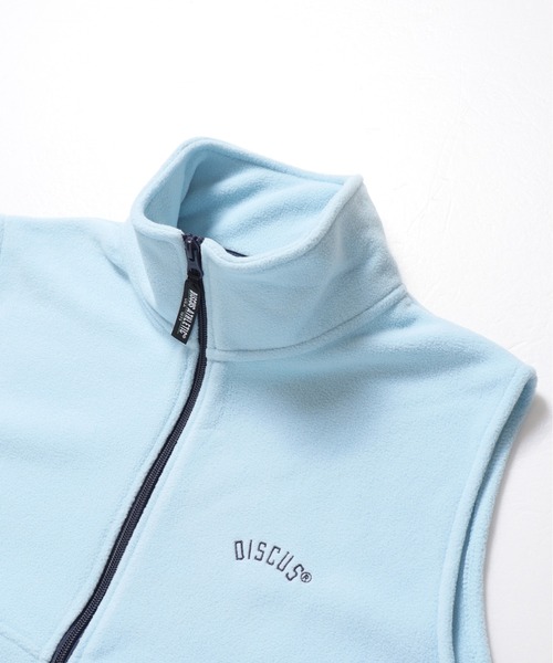 DISCUS ATHLETIC（ディスカス　アスレチック）の「【DISCUS ATHLETIC/ディスカス アスレチック】フリースフルZIPベスト（その他アウター・レディース・アイボリー/ブラック/サックスブルー/マルチ/その他・MEDIUM/LARGE）」の11枚目の写真