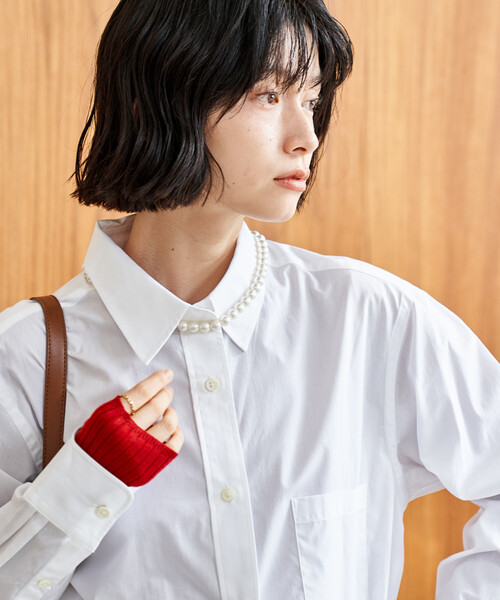 FREAK'S STORE(フリークスストア)の「50 ブロードシャツ(シャツ/ブラウス・レディース・ホワイト/その他13/ネイビー・フリ-)」の21枚目の写真