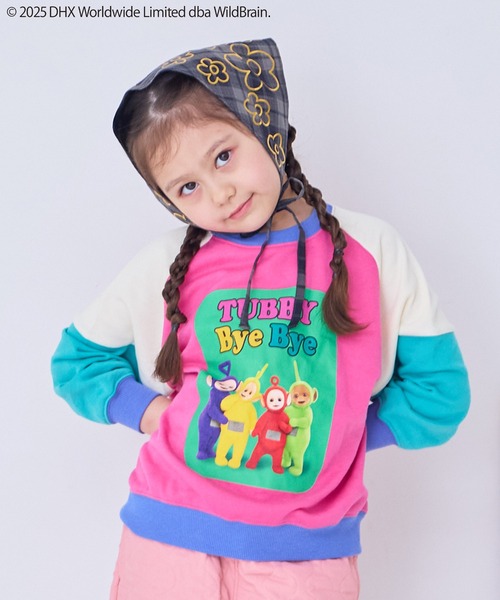 MARKEY'S(마키즈)의 「【Teletubbies/텔레타 비즈】별주 미친 트레이너(스웨트)」｜핑크계 그 외