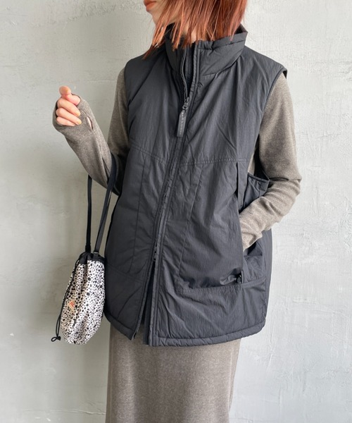 WILD THINGS/ワイルドシングス] モンスター 中綿入りベスト（ダウン