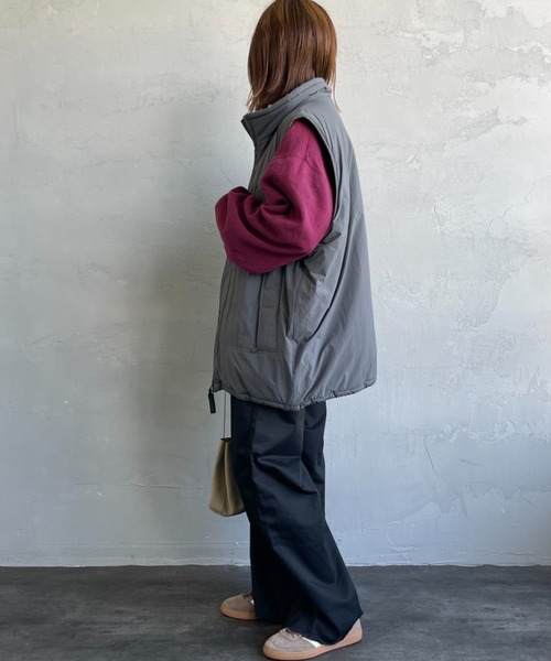 WILD THINGS/ワイルドシングス] モンスター 中綿入りベスト（ダウン