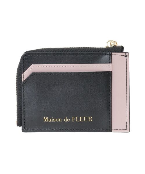 Maison de FLEUR（メゾンドフルール）の「配色ビジューフラグメントケース（パスケース・レディース・サックスブルー/ブラック/ピンク・FREE）」の17枚目の写真
