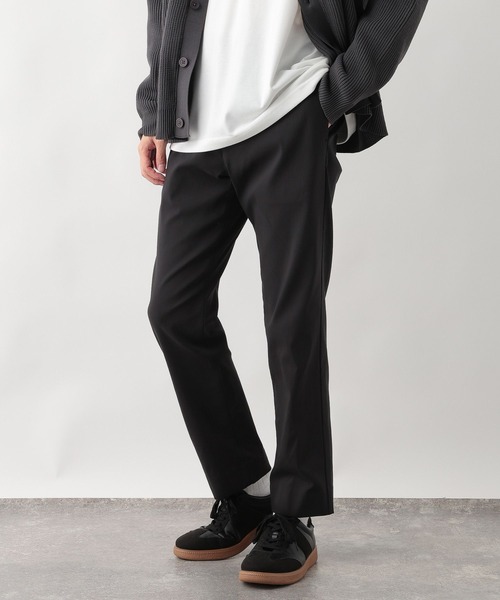 GLOBAL WORK（グローバルワーク）の「スゴラクストレッチスリムパンツ+WARM/576425（その他パンツ・メンズ・ダークネイビー/ブラック系/ネイビー/ブラック/グレイッシュベージュ/チャコールグレー・X-SMALL/SMALL/MEDIUM/LARGE/X-LARGE/XX-LARGE/M-Long/XL-Long/L-Long/S-Long/3XL）」の2枚目の写真