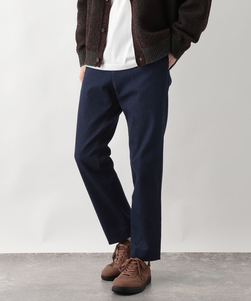 GLOBAL WORK（グローバルワーク）の「スゴラクストレッチスリムパンツ+WARM/576425（その他パンツ・メンズ・ダークネイビー/ブラック系/ネイビー/ブラック/グレイッシュベージュ/チャコールグレー・X-SMALL/SMALL/MEDIUM/LARGE/X-LARGE/XX-LARGE/M-Long/XL-Long/L-Long/S-Long/3XL）」の18枚目の写真