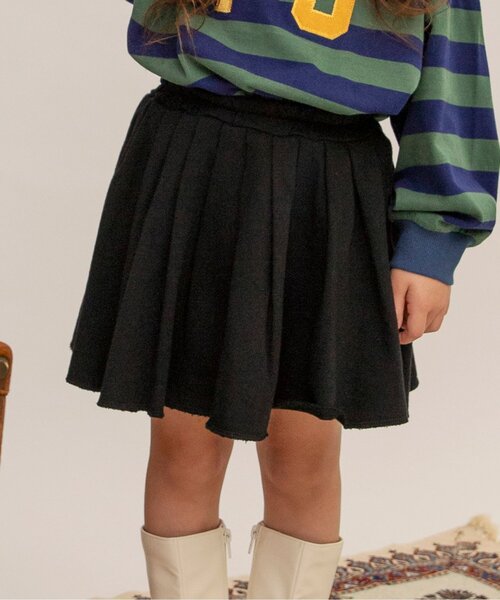 BREEZE(ブリーズ)の「【ジュニア対応】インパンツ付きプリーツスカート(スカート・キッズ・ブラック/グレー/エンジ・80/120/130/140/110/90/100)」の2枚目の写真