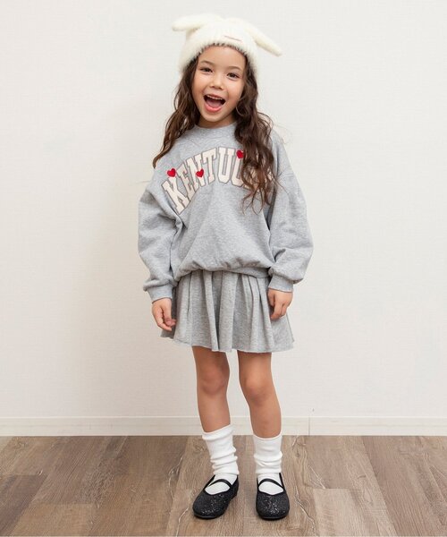 BREEZE(ブリーズ)の「【ジュニア対応】インパンツ付きプリーツスカート(スカート・キッズ・ブラック/グレー/エンジ・80/120/130/140/110/90/100)」の18枚目の写真