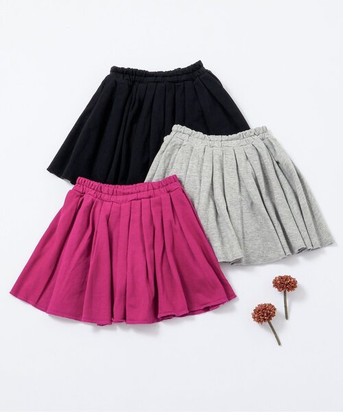 BREEZE(ブリーズ)の「【ジュニア対応】インパンツ付きプリーツスカート(スカート・キッズ・ブラック/グレー/エンジ・80/120/130/140/110/90/100)」の16枚目の写真