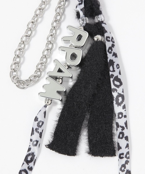 repipi armario（レピピ アルマリオ）の「ジャラジャラロングチャーム（チャーム・キッズ・ブラック/ホワイト/ピンク系その他・ONESIZE/FREE）」の6枚目の写真