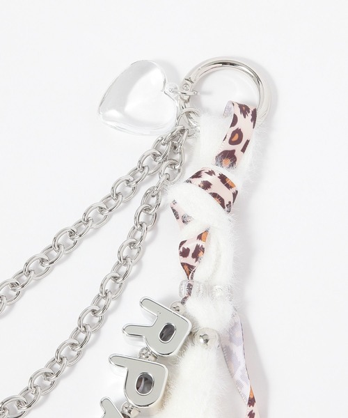 repipi armario（レピピ アルマリオ）の「ジャラジャラロングチャーム（チャーム・キッズ・ブラック/ホワイト/ピンク系その他・ONESIZE/FREE）」の4枚目の写真