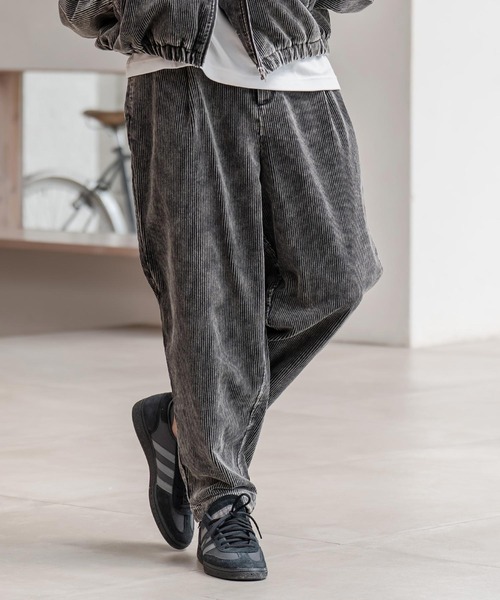 CAMBIO(カンビオ)の「mp14288-フェード加工コーデュロイバルーンテーパードパンツ(その他パンツ・メンズ・ブラウン/ネイビー/ブラック・M/L/XL)」の13枚目の写真